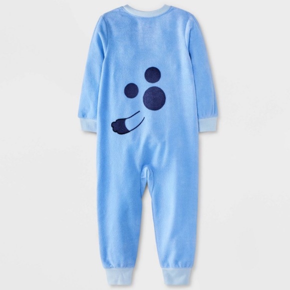 NWT 12M Toddler Bluey Blanket Sleeper with Hat - Picture 2 of 11